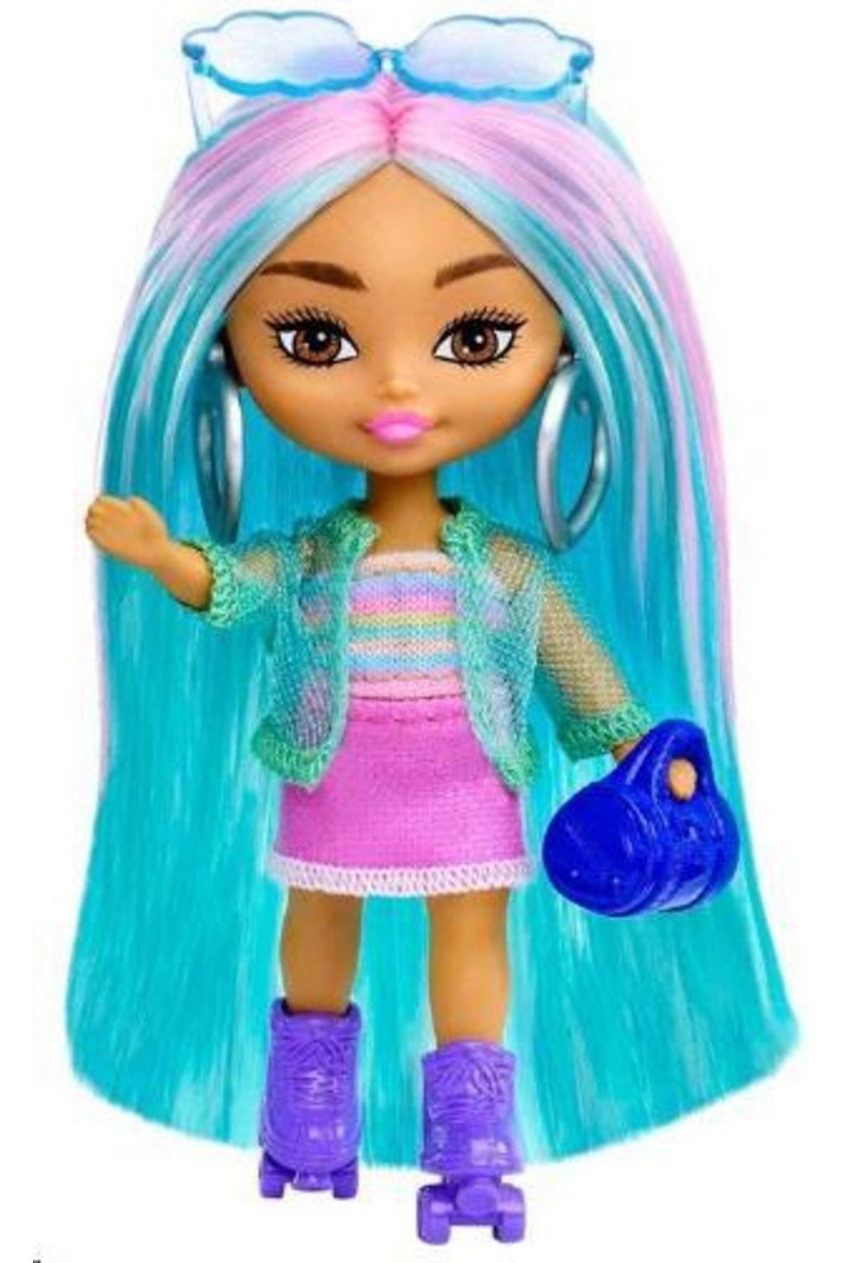 Mattel Games Mattel Mavi Saçlı Barbie Ekstra Mini Minis Bebek Hln45-ja10-Oyuncak Bebekler