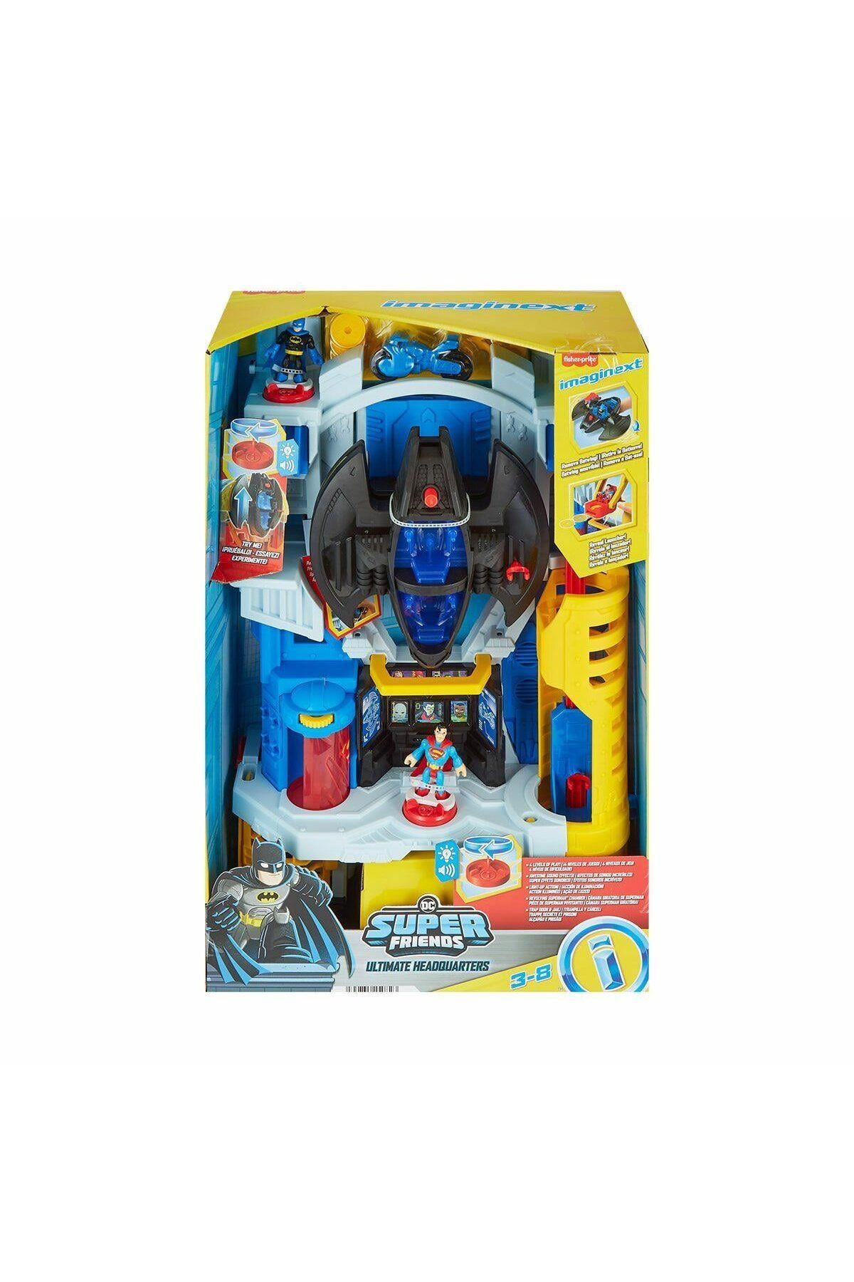 mattel HNW08 Imaginext® DC Super Friends™Ultimate HQ Macera Seti-Karakter Figürleri
