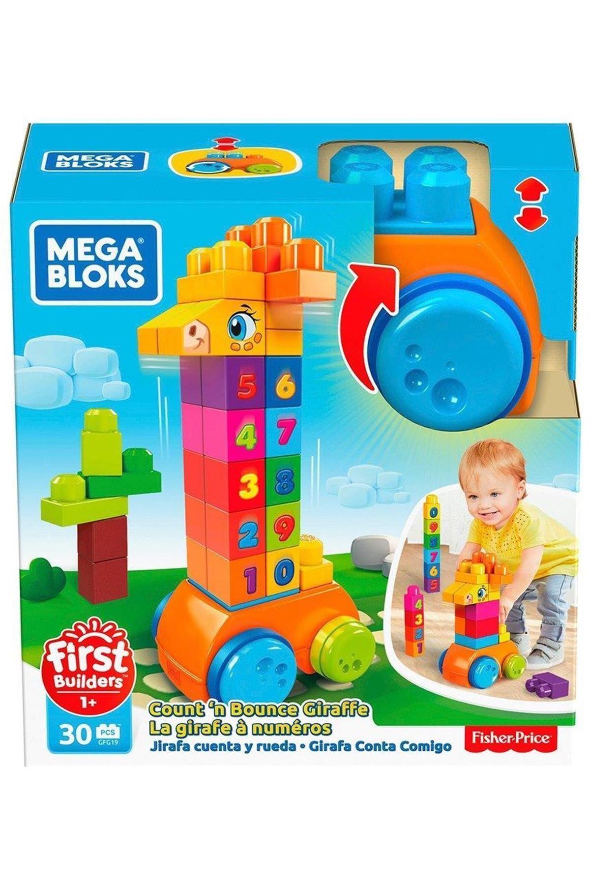 mattel Marka: Gfg19 Mega Bloks® Matematik Arkadaşı Zürafa / +1 Yaş Kategori: Spor Oyuncakları-Eğitici Oyuncak