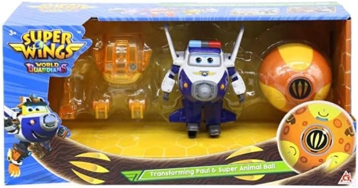 Mega Oyuncak Harika Kanatlar Transforming Paul Super Animal Ball 60965-Karakter Figürleri
