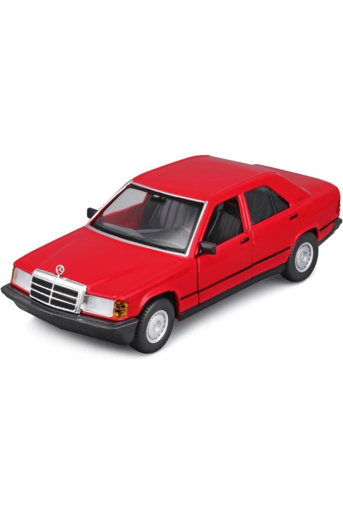 Mercedes Benz 190 E 2.6 1/24 Kırmızı Model Araba-Maket Araçlar