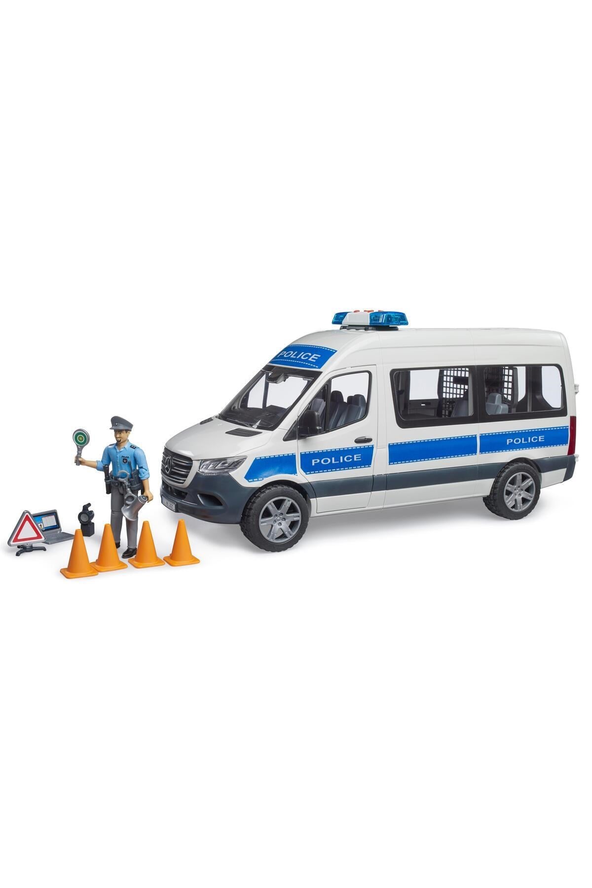 Mercedes Sprinter Polis Minibüsü ve Figürü 02683-Maket Araçlar