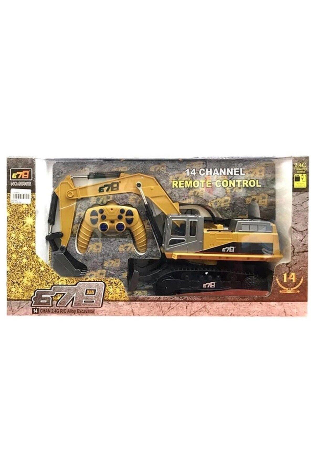 Metal Aksamlı Uzaktan Kumandalı Kepçe Dozer-Uzaktan Kumandalı Araçlar