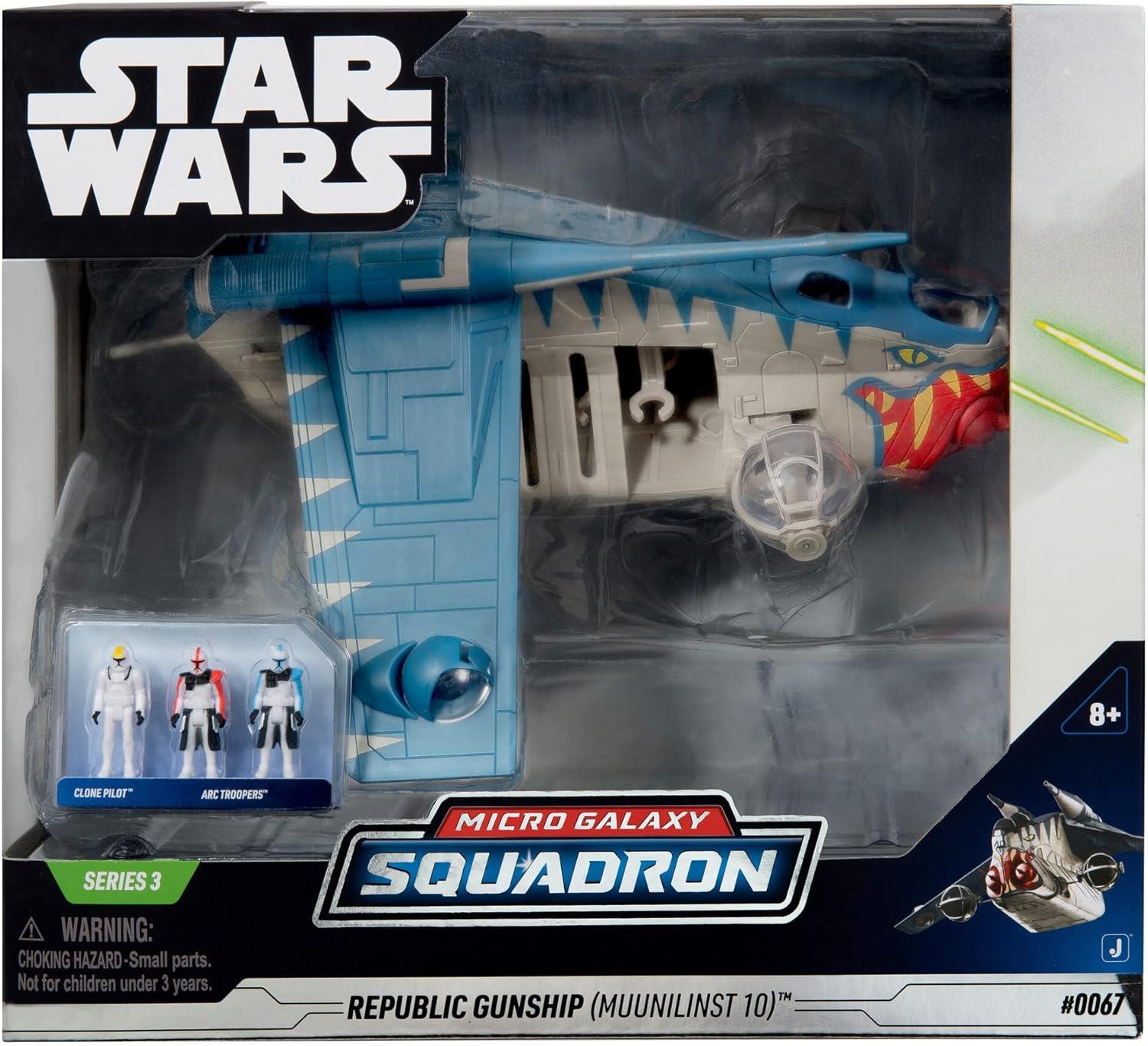 Micro Galaxy Squadron Republic Gunship (Muunilinst-10)-Maket Araçlar