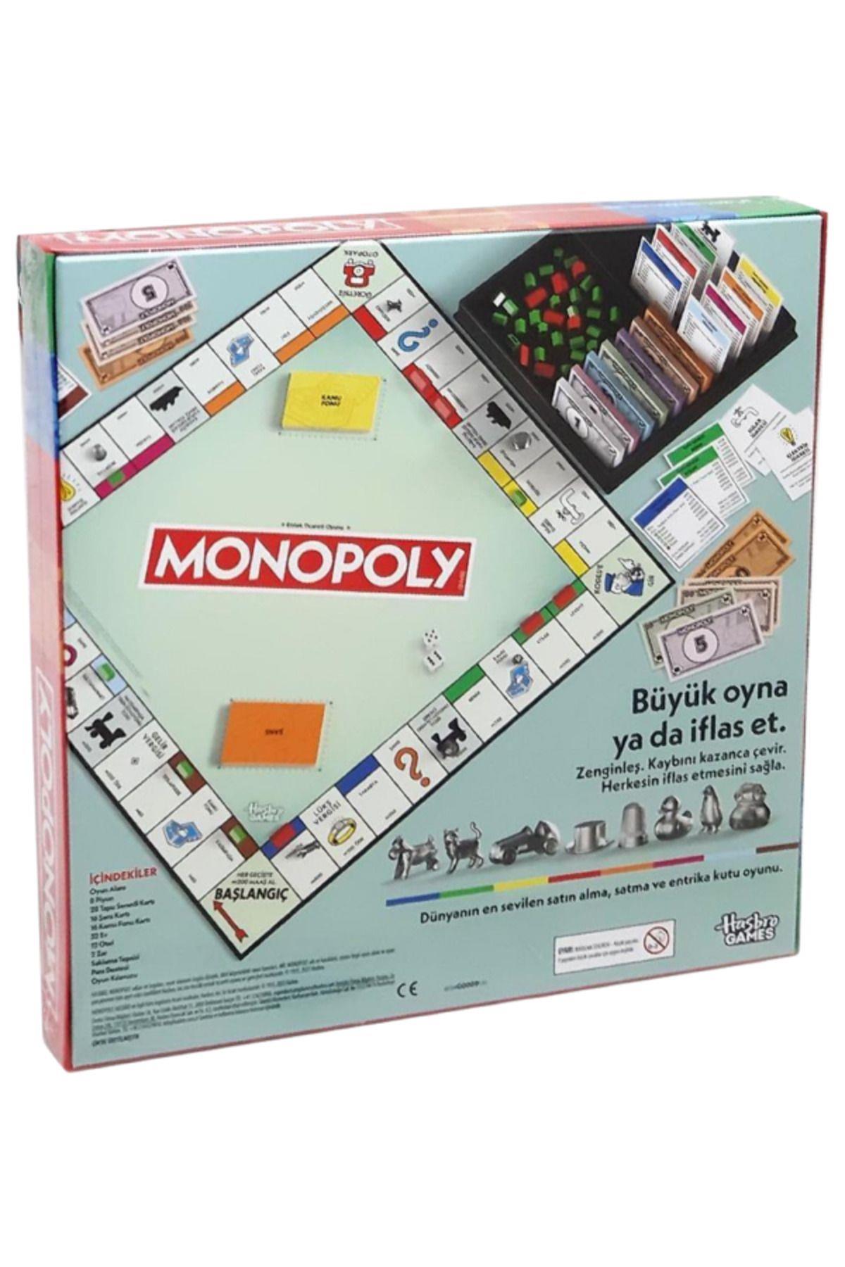 Monopoly Klasik G0009-Kutu Oyunları