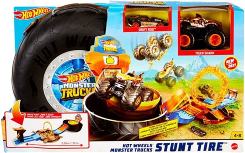 Monster Trucks Akrobasi Tekerleği Oyun Seti GVK48