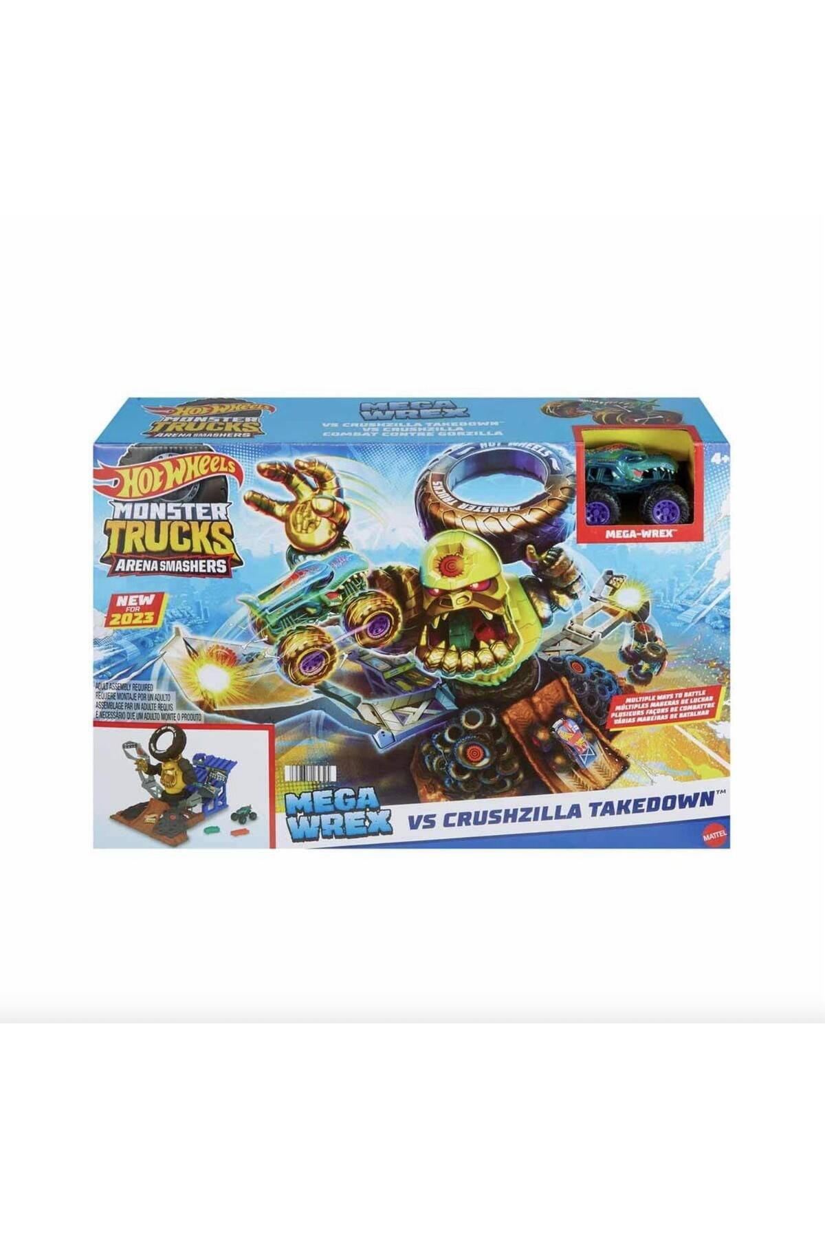 Monster Trucks Arena'da Şampiyonluk Mücadelesi Oyun Seti Hpn71-Araba Garaj ve Setleri