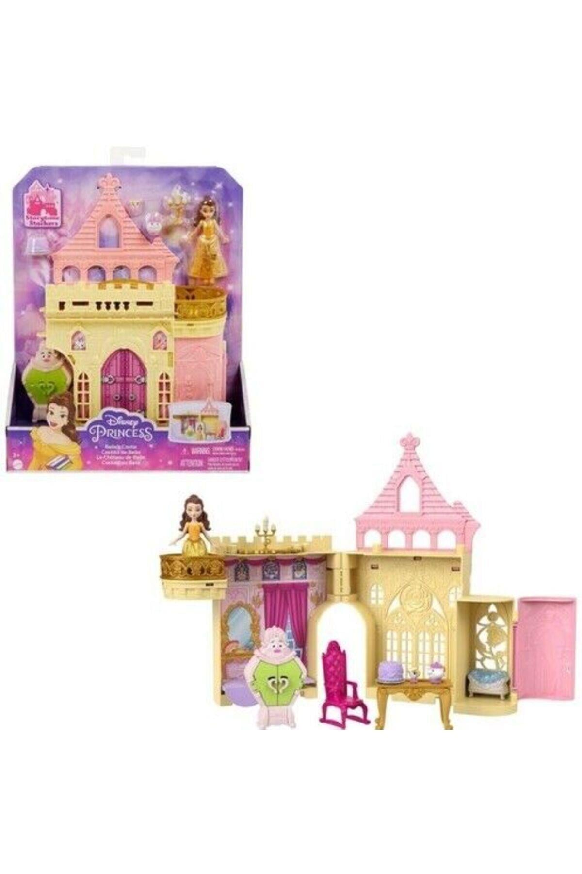 Online Disney Princess Beauty and the Beast Storytime Stackers Belle's Castle Playset-Oyuncak Bebekler