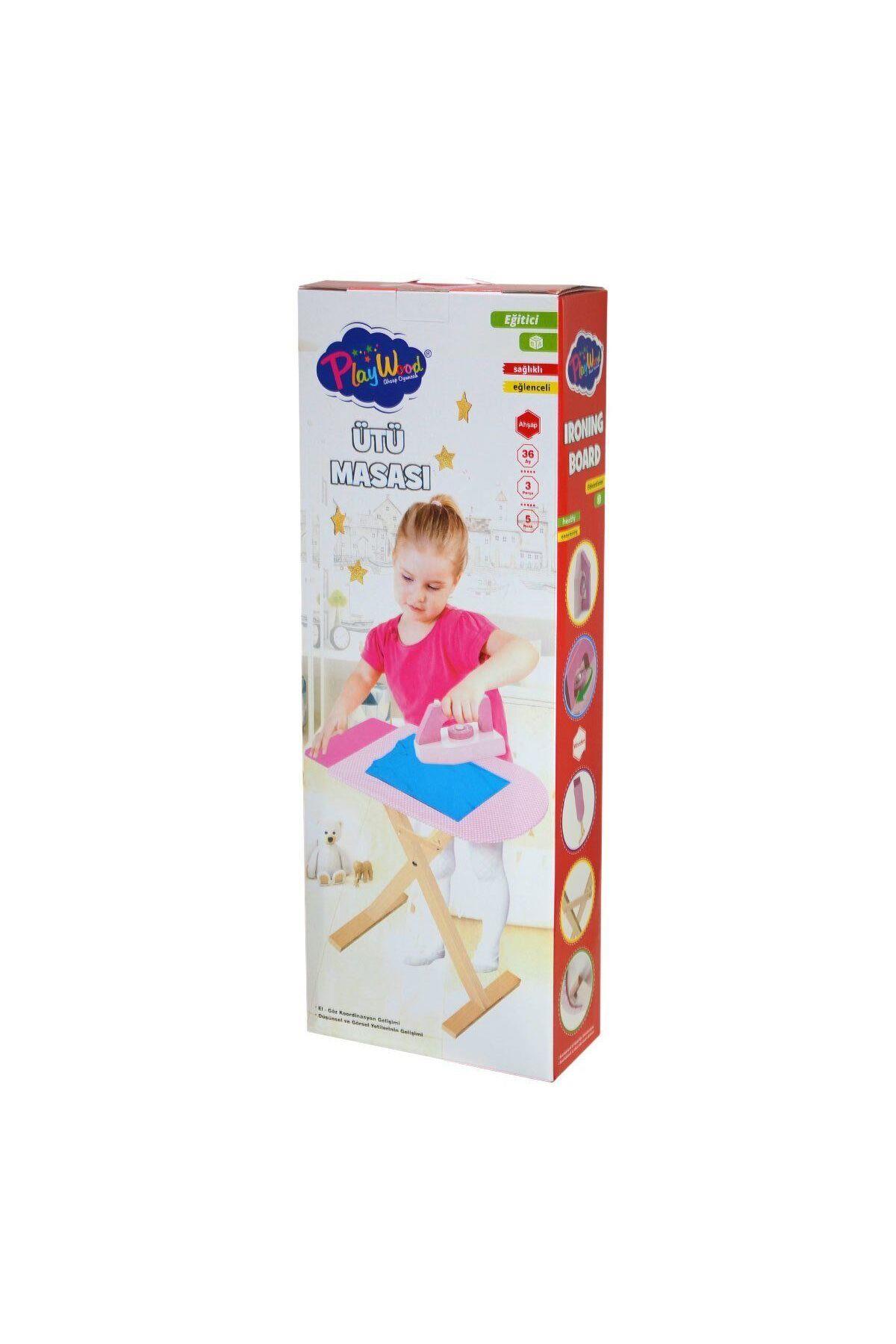 ONY-383 PlayWood Ahşap Ütü Masası Seti-Onyıl-Eğitici Oyuncak