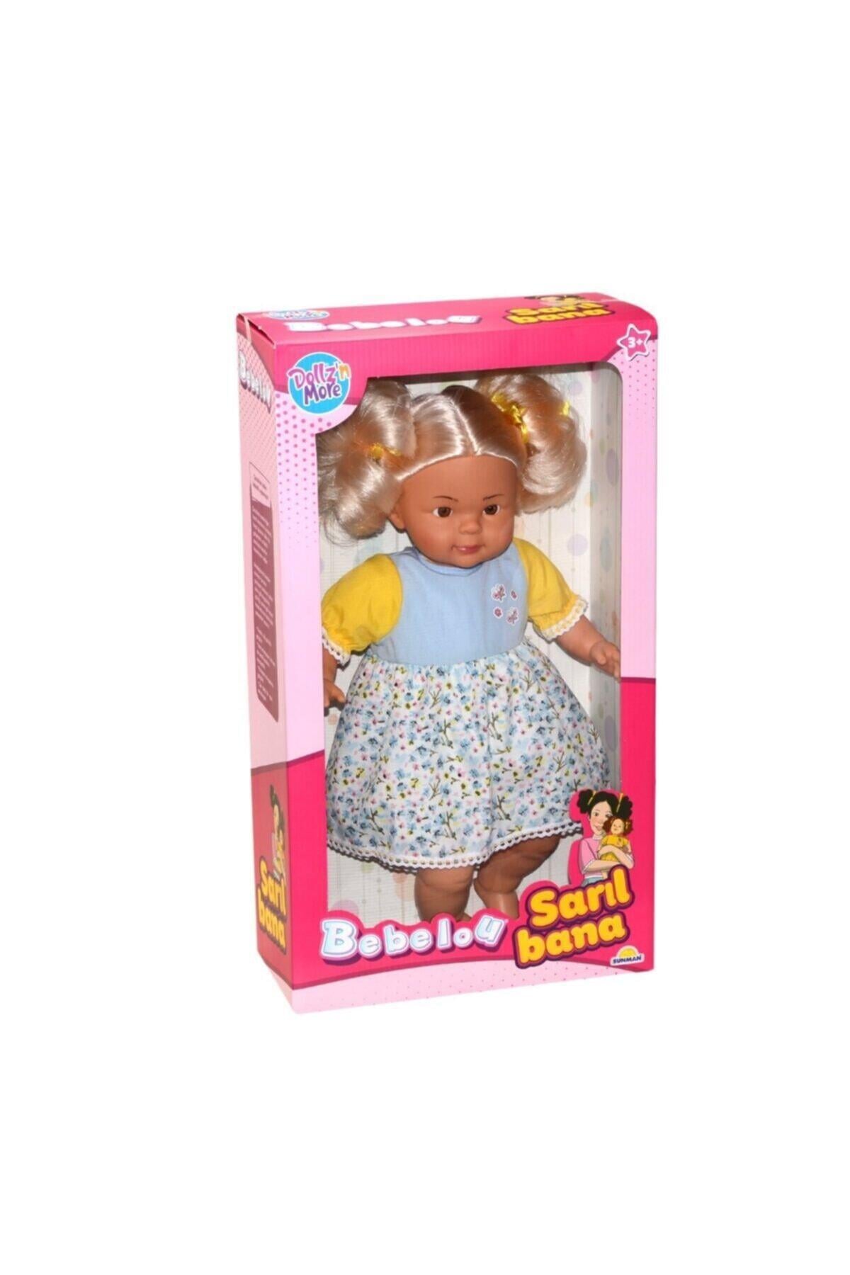 Oyuncak Bebelou Sarıl Bana Bebeği 40cm S01040052 (karışık Renk 1 Adet)-Oyuncak Bebekler