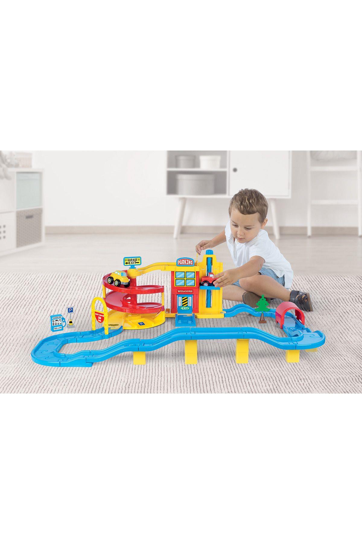 Oyuncak Büyük Otopark 5154-Araba Garaj ve Setleri
