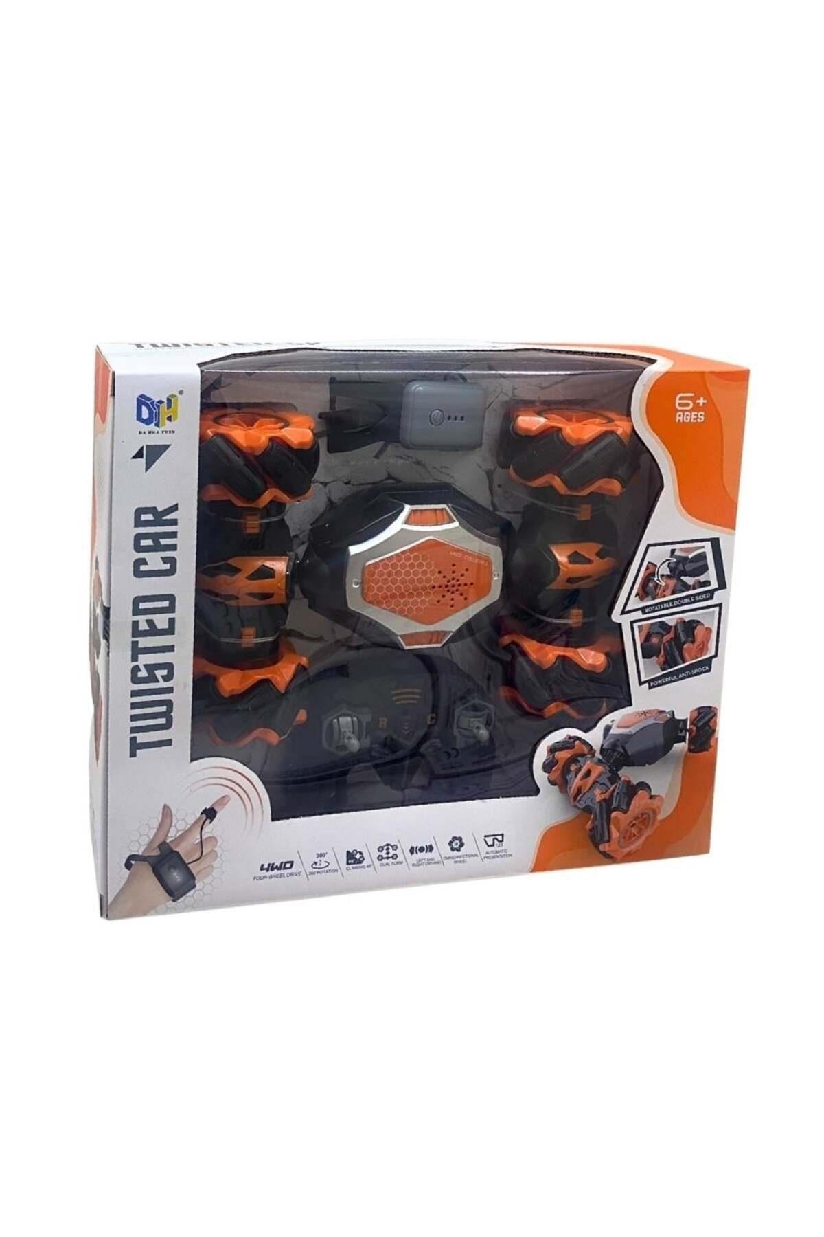 Oyuncak Şarjlı Elden ve Uzaktan Kumandalı Akrobat Araba DH666-19-Uzaktan Kumandalı Araçlar