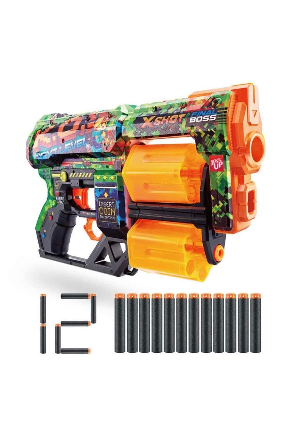 Oyuncak Tabanca X-Shot Excel Skins Dread Blaster 12 Dartlı-Oyuncak Silahlar