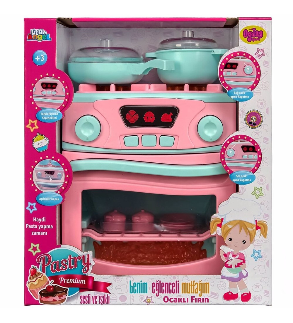 Pilli Fırınlı Ocak Set 02609-Kız Rol Oyuncakları