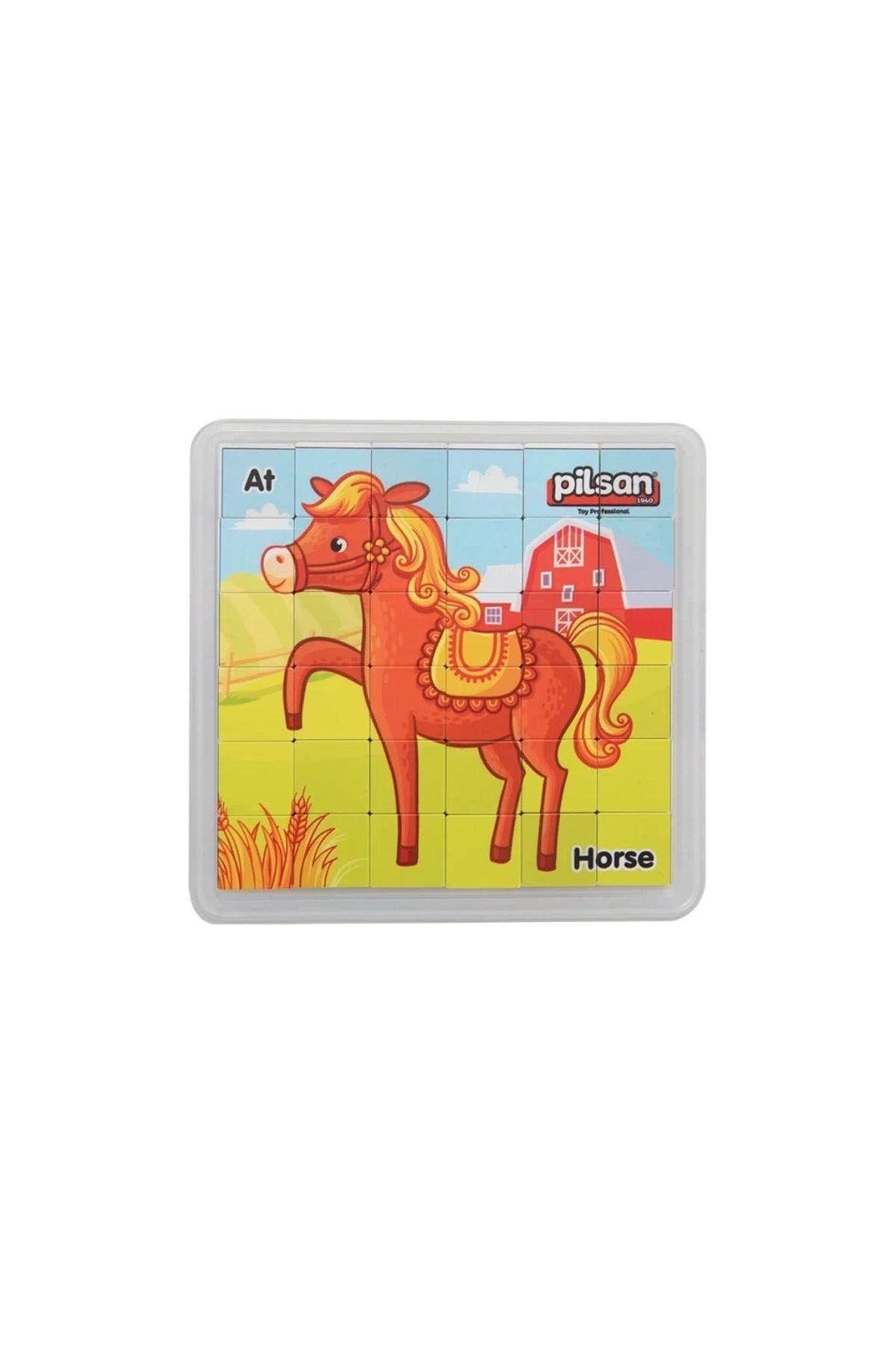 Pilsan Kare Puzzle 36 Parça-Eğitici Oyuncak
