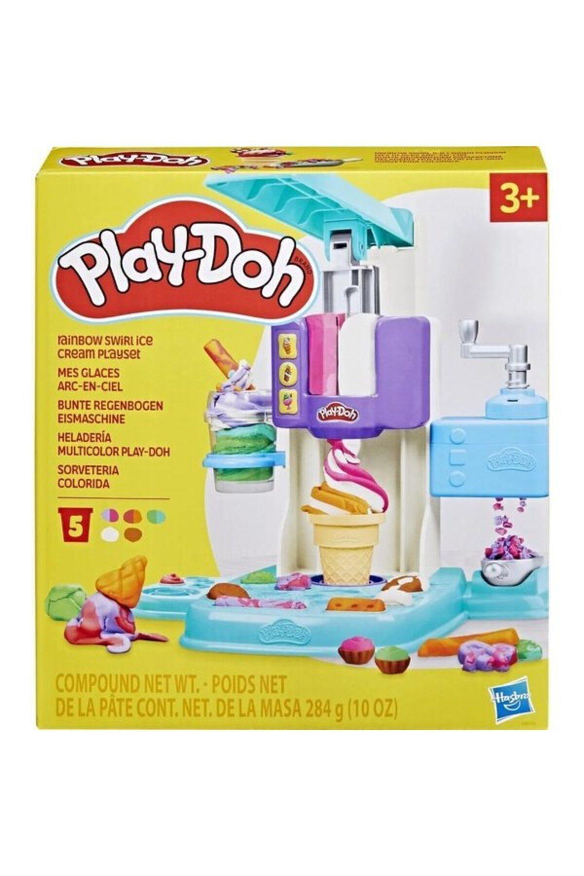 Play-Doh Rainbow Swrl IceCream Plys f4186-Eğitici Oyuncak