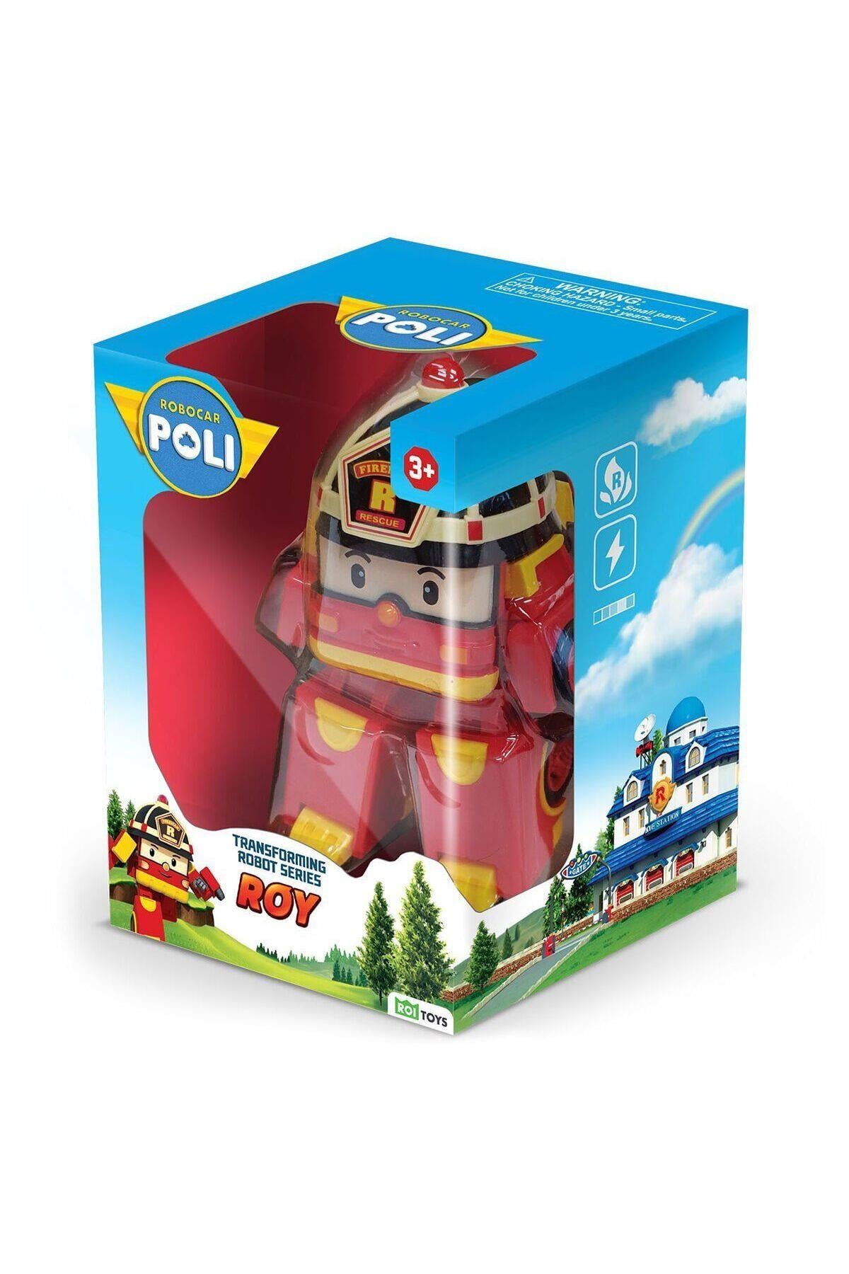 POLI MRT-0652 Robocar Poli Transforming Robot Roy Figür -Necotoys-Karakter Figürleri