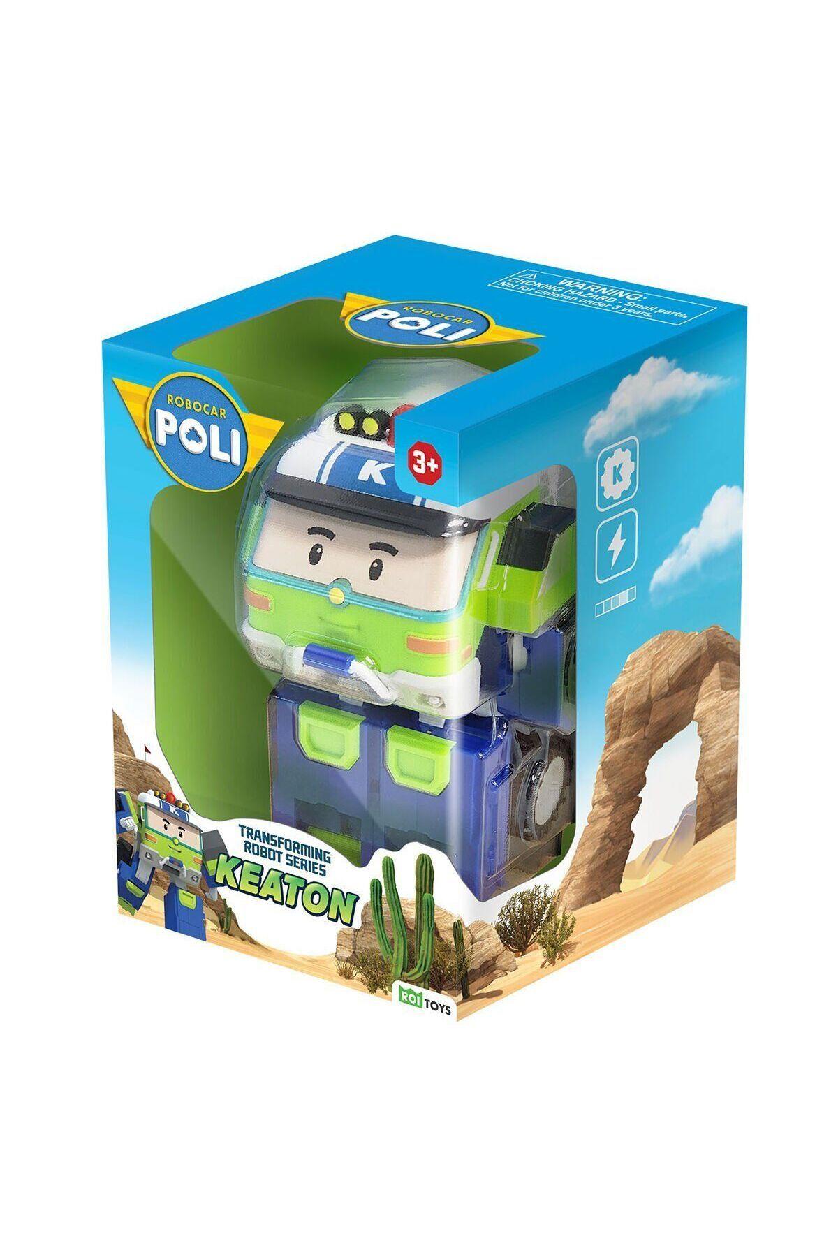POLI MRT-0658 Robocar Poli Transforming Robot Figür Keaton-Karakter Figürleri