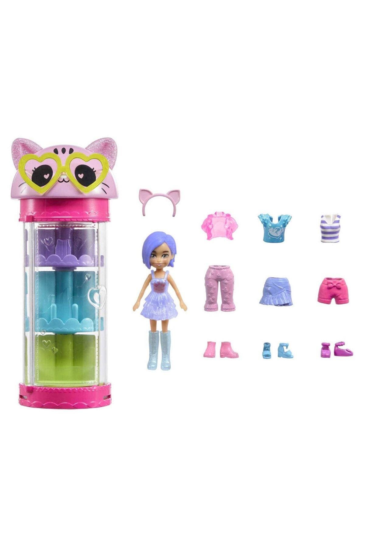 Polly Pocket Moda Eğlencesi Oyun Setleri Hkw04-hkw07-Oyuncak Bebekler