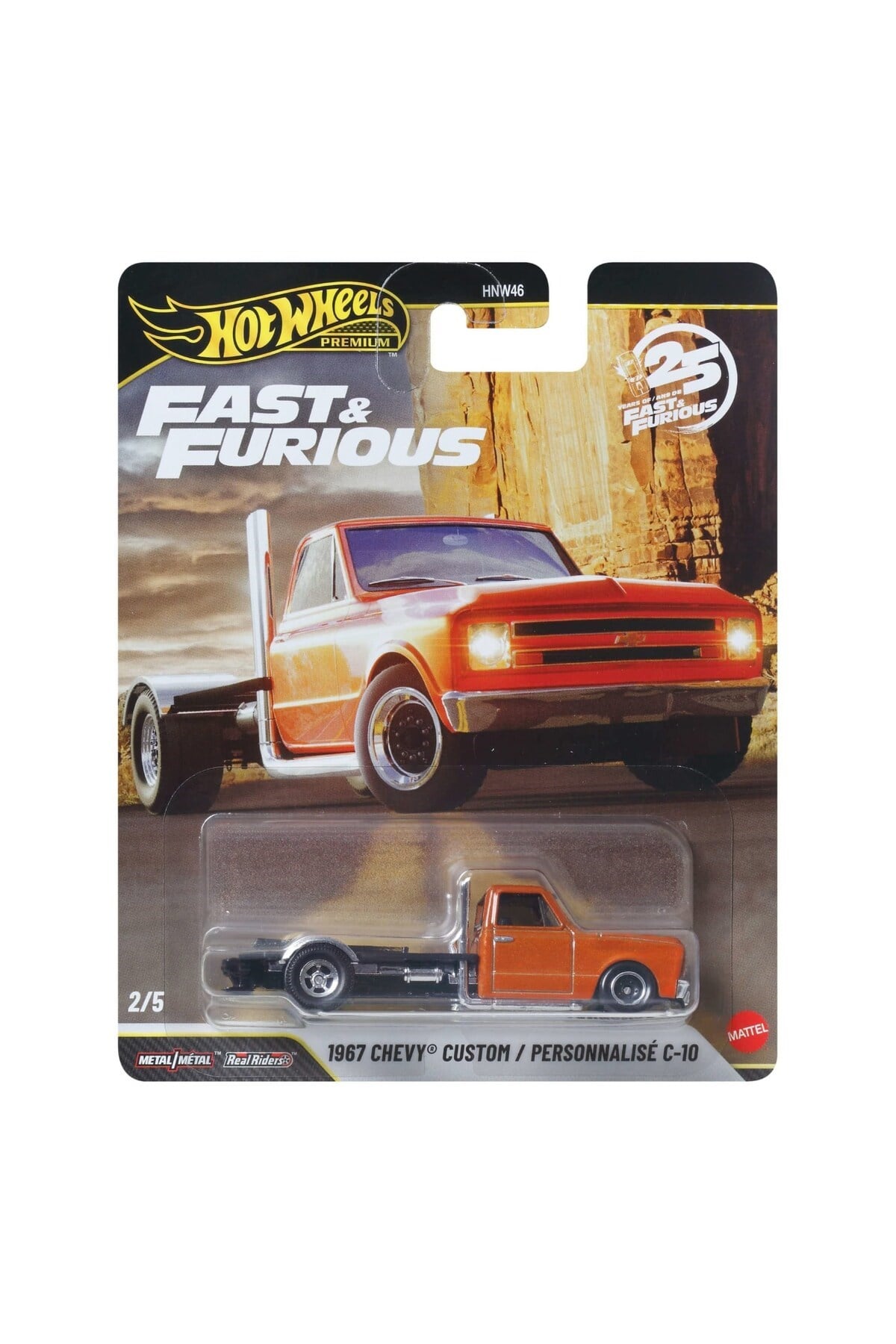 Premium Fast & Furious 1967 Chevy Custom / Personnalisé C-10-Oyuncak Arabalar ve Kamyonlar