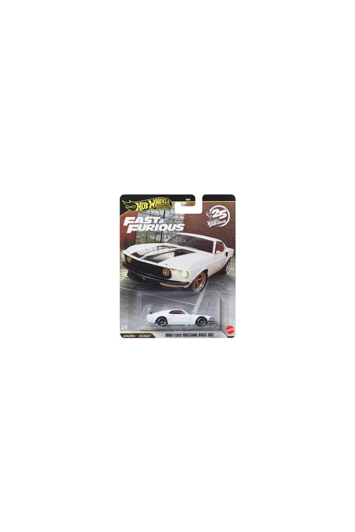 Premium Fast & Furious 25.YIL 1969 Ford Mustang Boss 302 HNW46 JHW72 LA10-Oyuncak Arabalar ve Kamyonlar