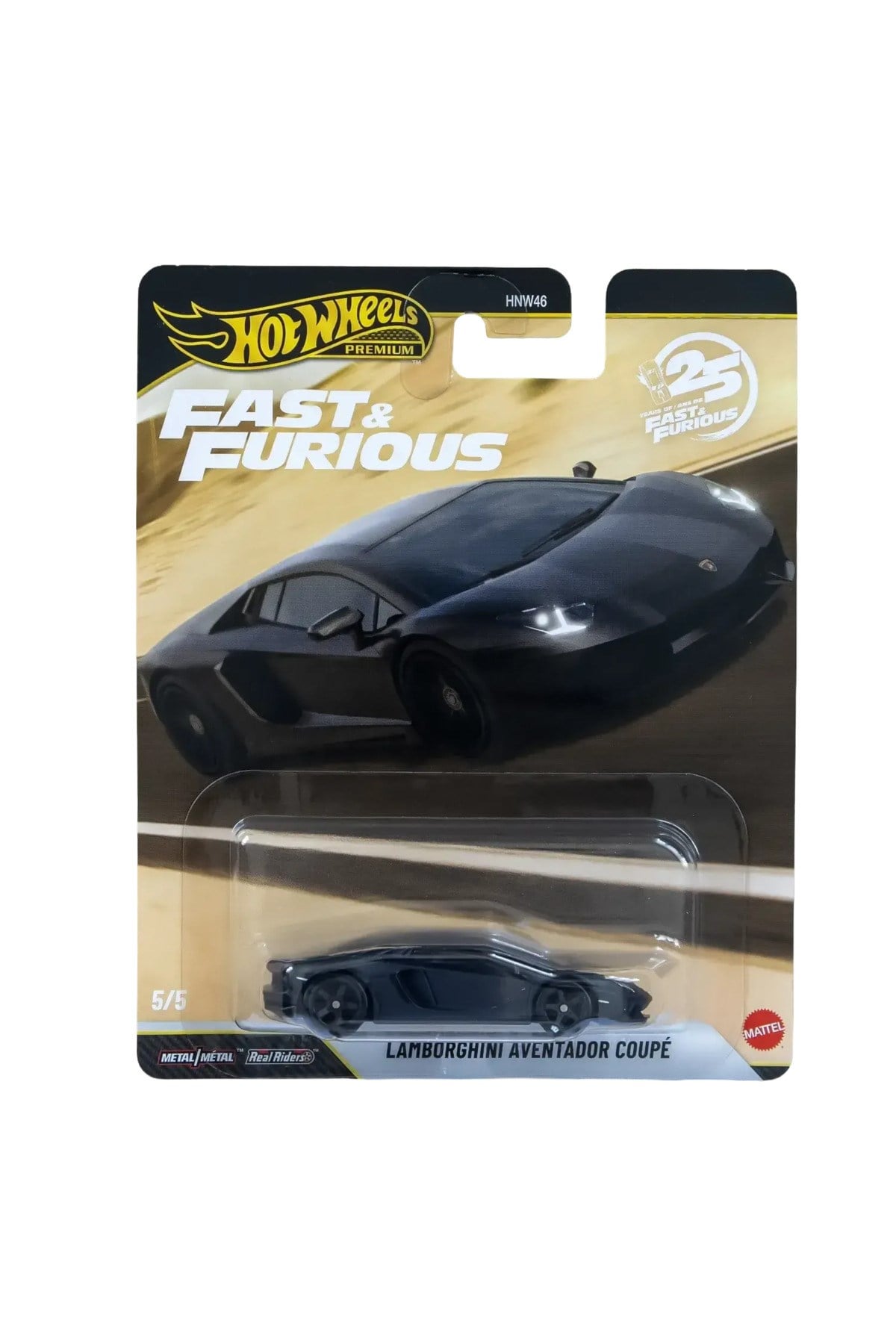 Premium Fast Furious 25. Yıl Lamborghini Aventador Coupe HNW46 - 979P-Oyuncak Arabalar ve Kamyonlar