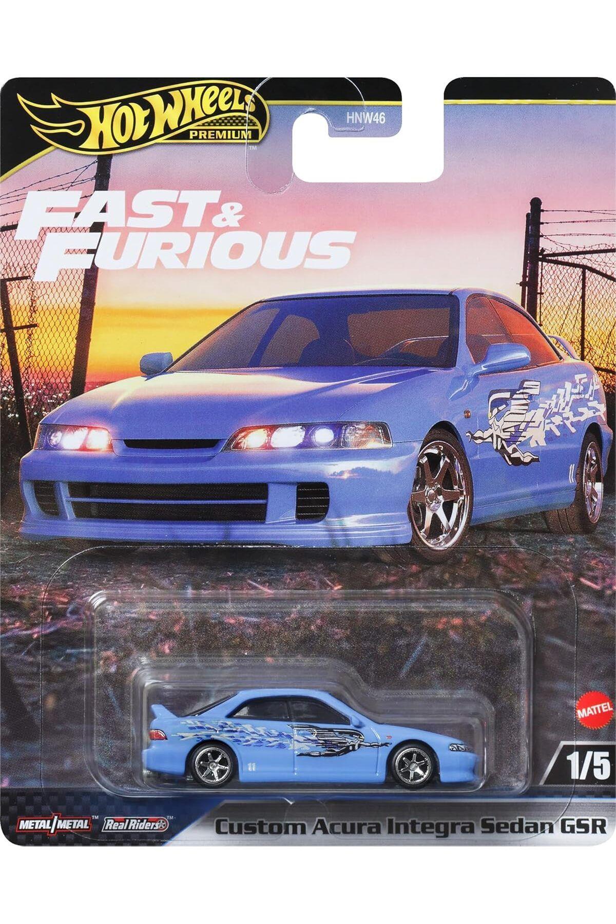 Premium Fast & Furious Custom Acura integra Sedan GSR JDJ13-Oyuncak Arabalar ve Kamyonlar
