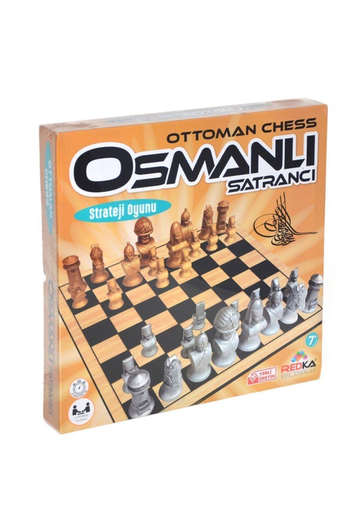Redka Osmanlı Satrancı Ahşap-Eğitici Oyuncak