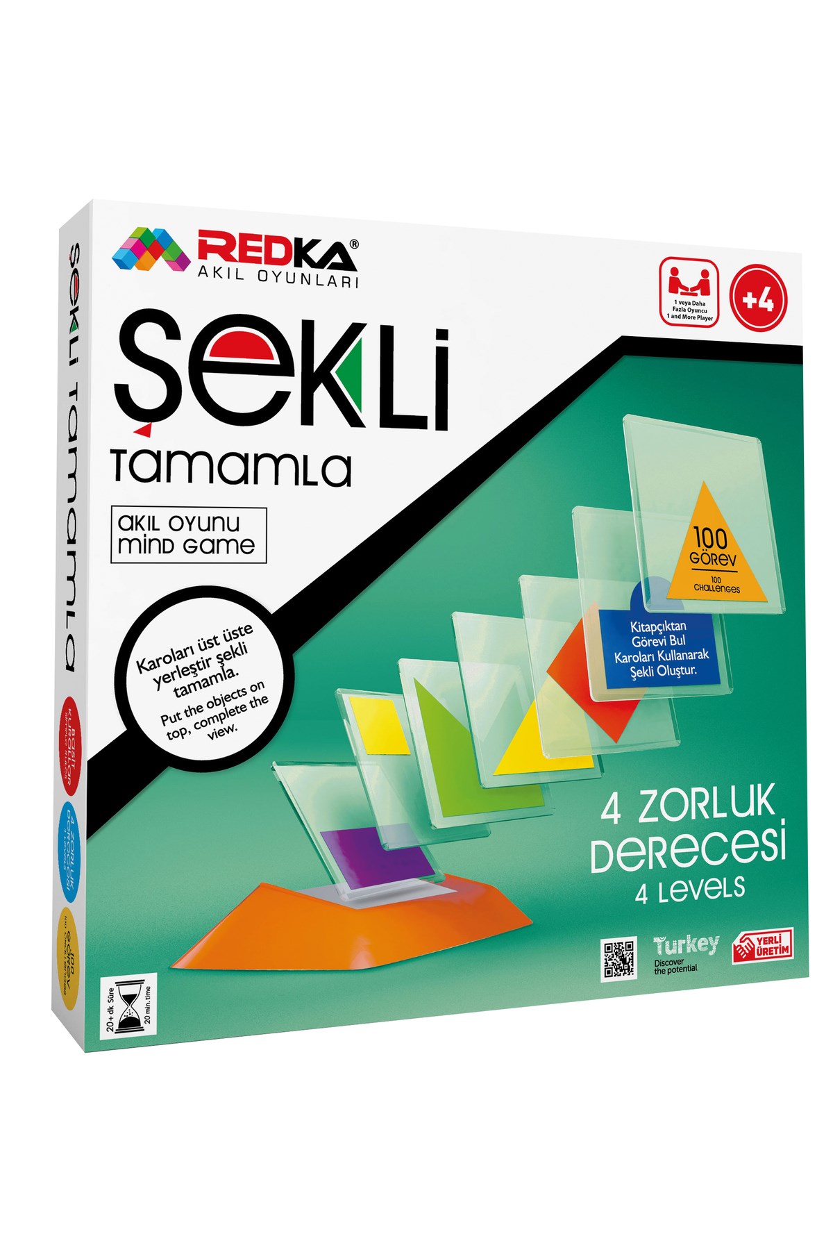 Redka Şekli Tamamla-Kutu Oyunları
