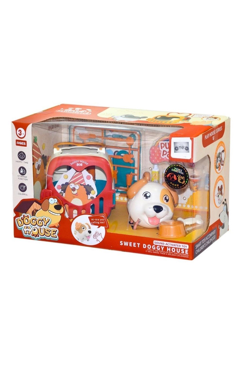 Sesli Köpek Bakım Çantası Ve Evi K-1011