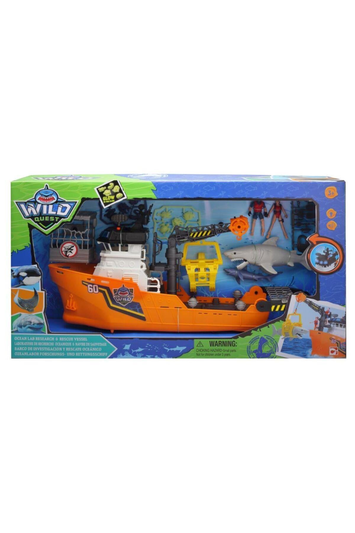 Sesli ve Işıklı Wild Quest Gemi Oyun Seti-Eğitici Oyuncak