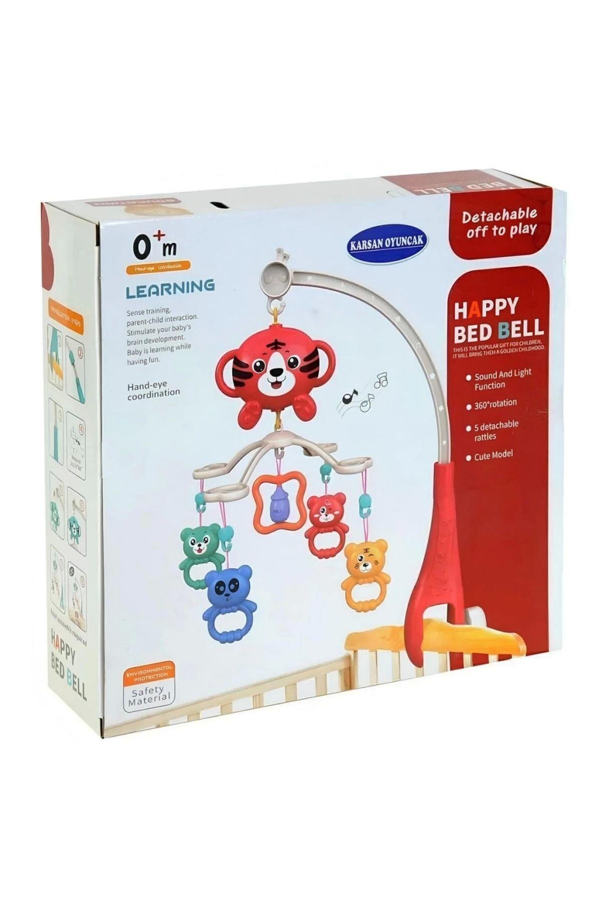 Sevimli Eğitici Pilli Fonksiyonlu Hayvan Figürlü Dönence-Eğitici Oyuncak