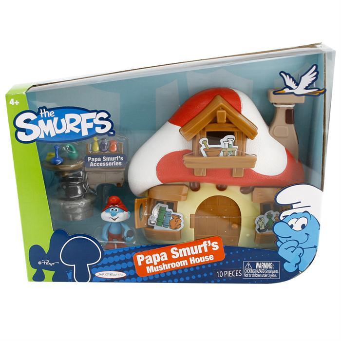 Şirinler Şirin Baba’nın Mantar Evi Oyun Seti Model 1-Karakter Figürleri