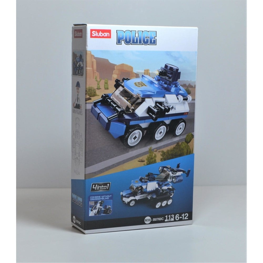 Sluban Polis Serisi 3-Yapı Oyuncakları