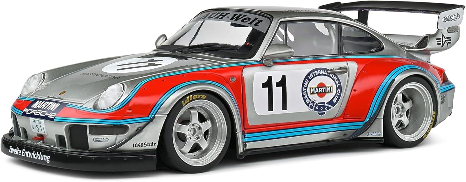 Solido RWB-Martini Racing 1/18 Model Araba-Maket Araçlar