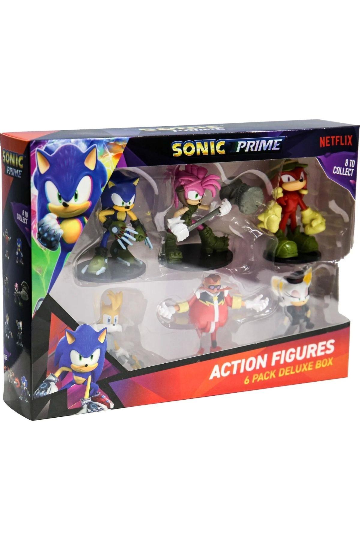 Sonic 6'lı Aksiyon Figür Set Model - PMI-SON6070-Figür Oyuncaklar