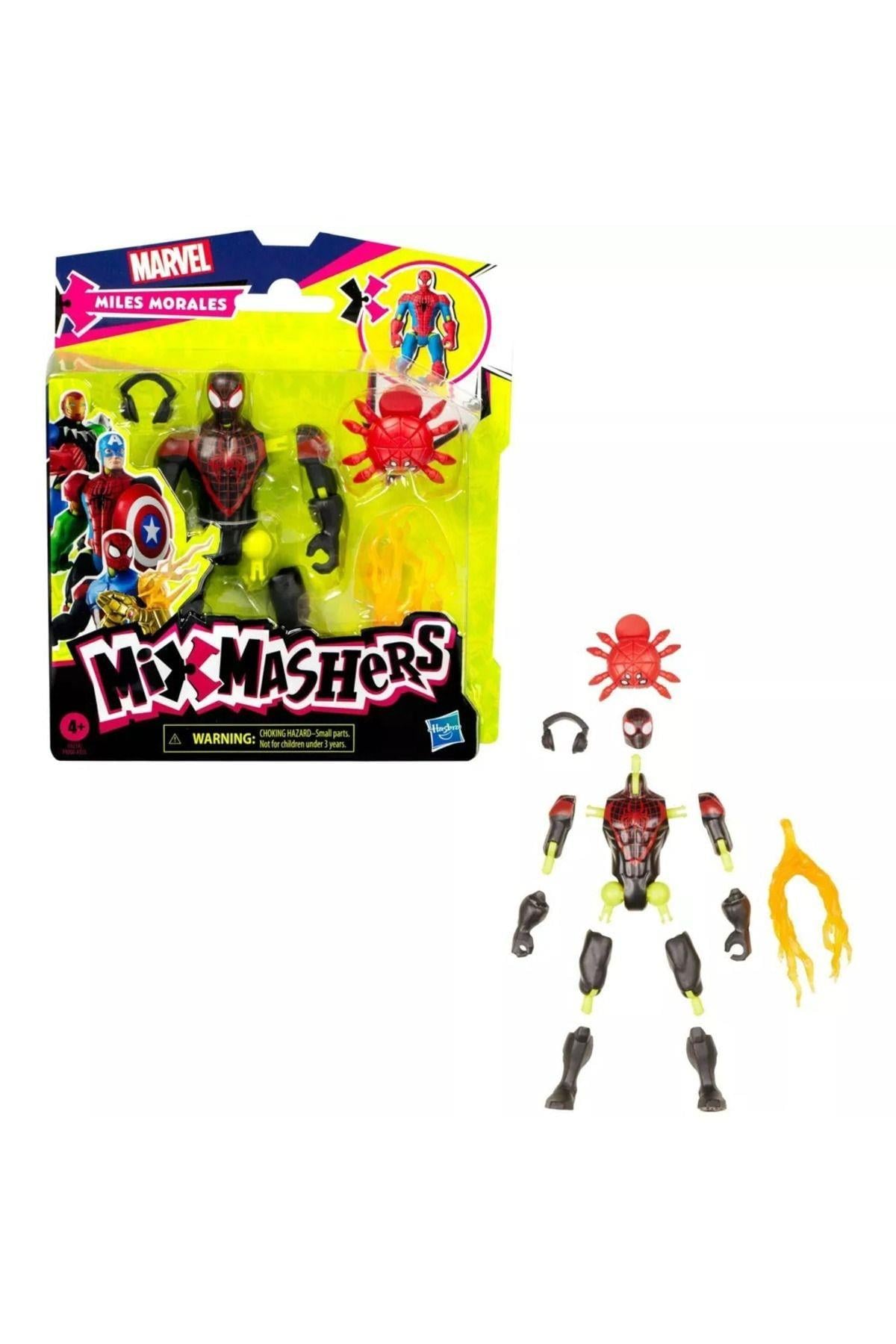 Spider-Man Mix Mashers Marvel Miles Morales Aksiyon Figürü-Karakter Figürleri