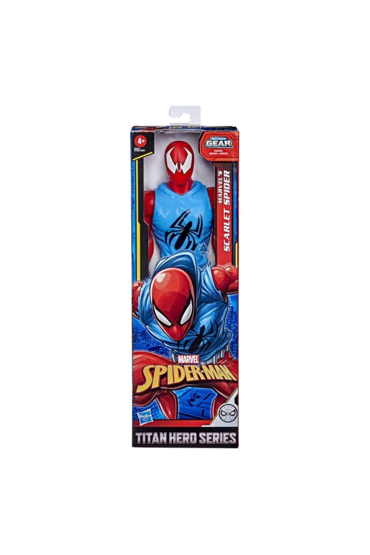 SPIDERMAN Spider-Man Titan Hero Web Warriors Figür Scarlet Spider E7329-E8521-Karakter Figürleri