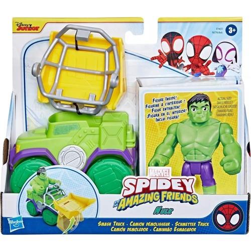 Spidey And His Amazing Friends Araç ve Figür Hulk F7457-Karakter Figürleri