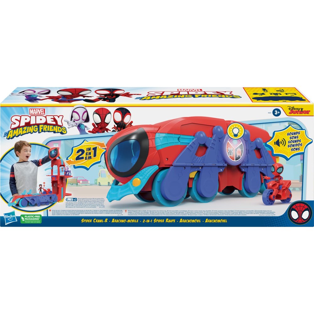 Spidey and His Amazing Friends Örümcek Komuta Aracı F3721-Karakter Figürler