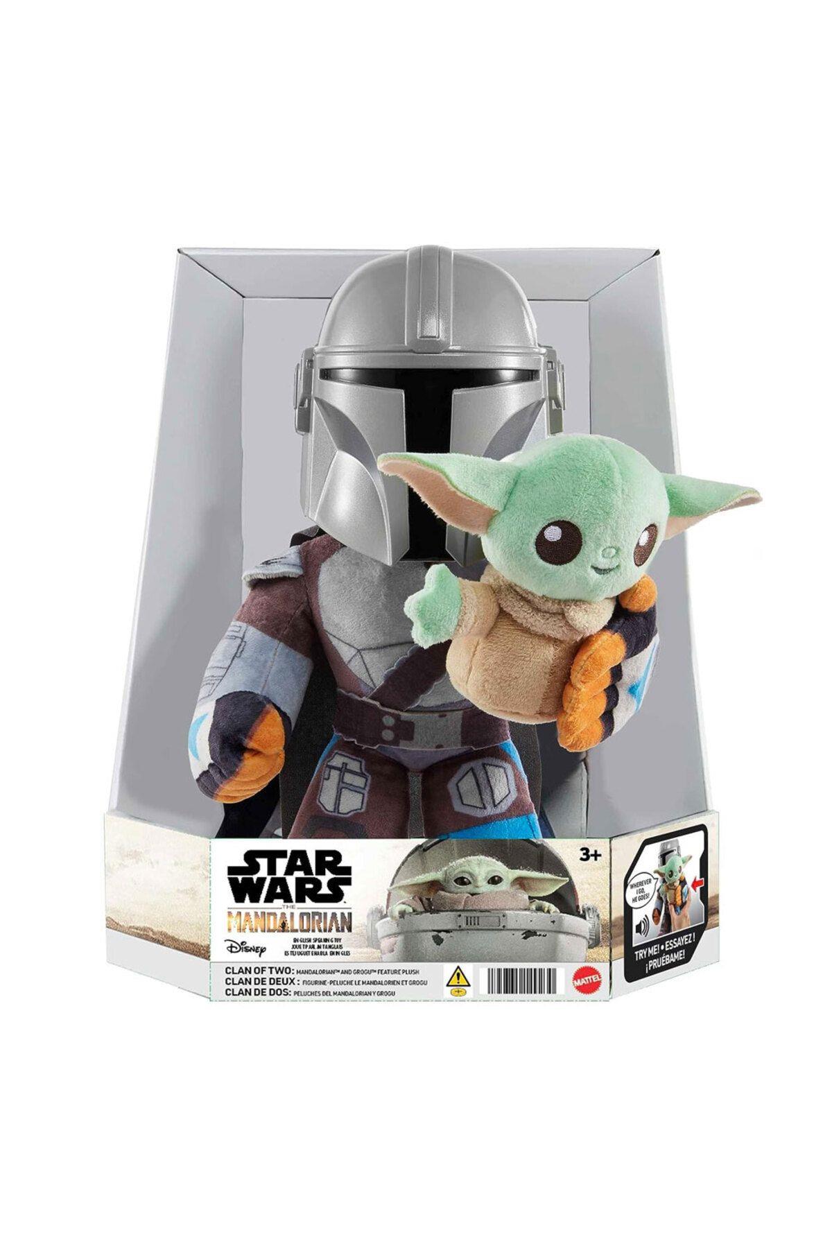 Star Wars Mandalorian Sesli Pelüş Figür HNT52-Karakter Figürleri