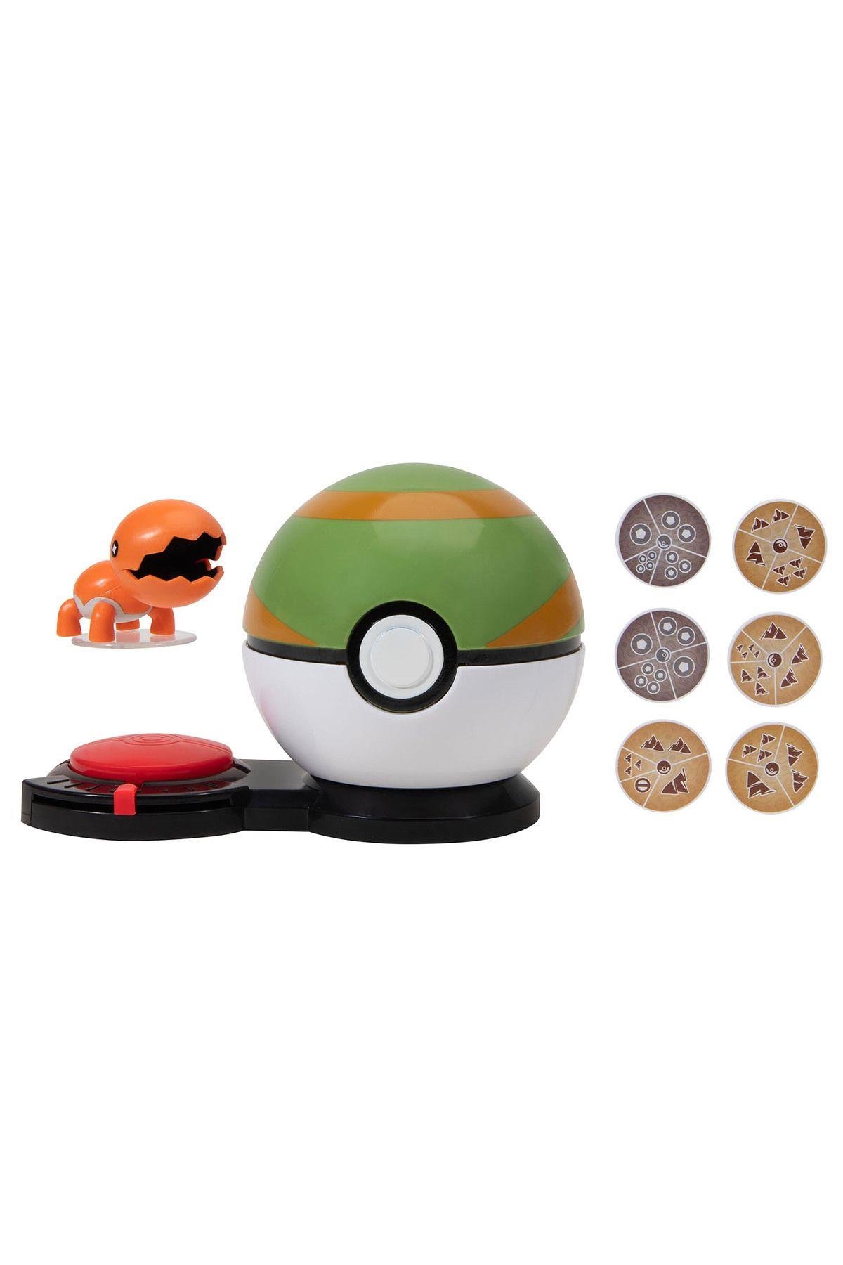 Sürpriz Atak Oyun Seti - Trapinch Ve Nest Ball-Karakter Figürleri