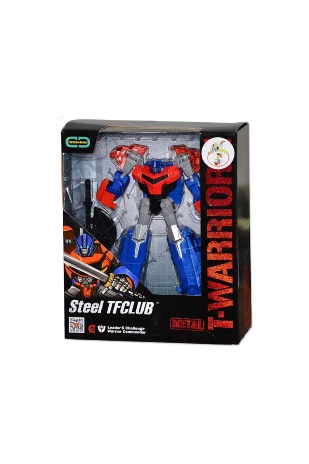 T-Warrior Metal Gövdeli Dönüşebilen Robot J8018D-Oyuncak Arabalar ve Kamyonlar