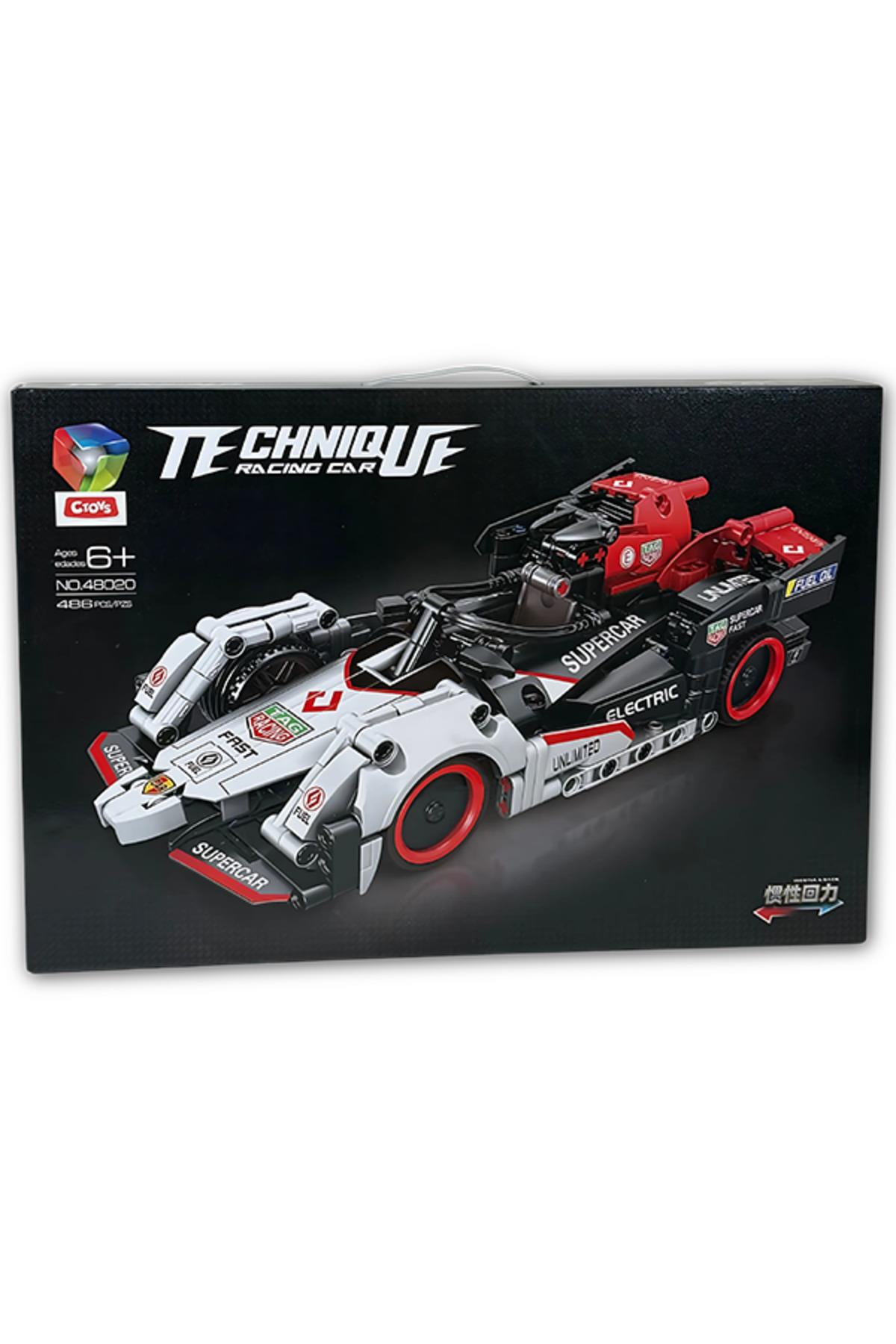 Teknik Formula 1 Yarış Arabası 486 Parça 48020-Yapı Oyuncakları