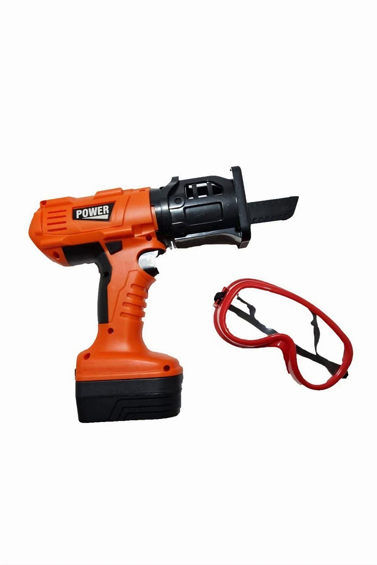 Testere Set Pilli Dekupaj Oyuncak Ve Gözlük-Erkek Rol Oyuncakları