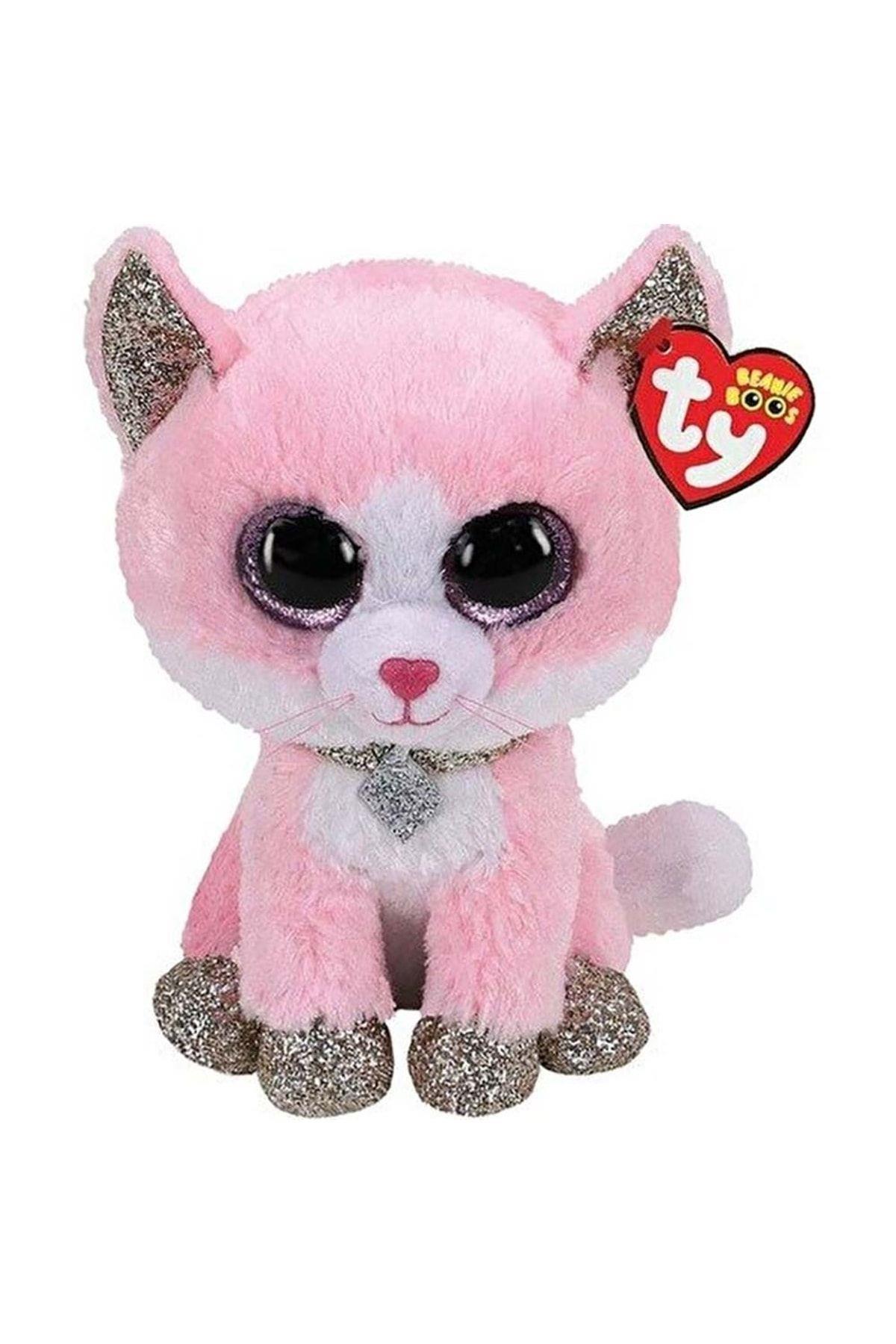 TY Peluş Ty Fiona Beanie Boo Pembe Kedi 150079ty36366-Peluş Oyuncaklar