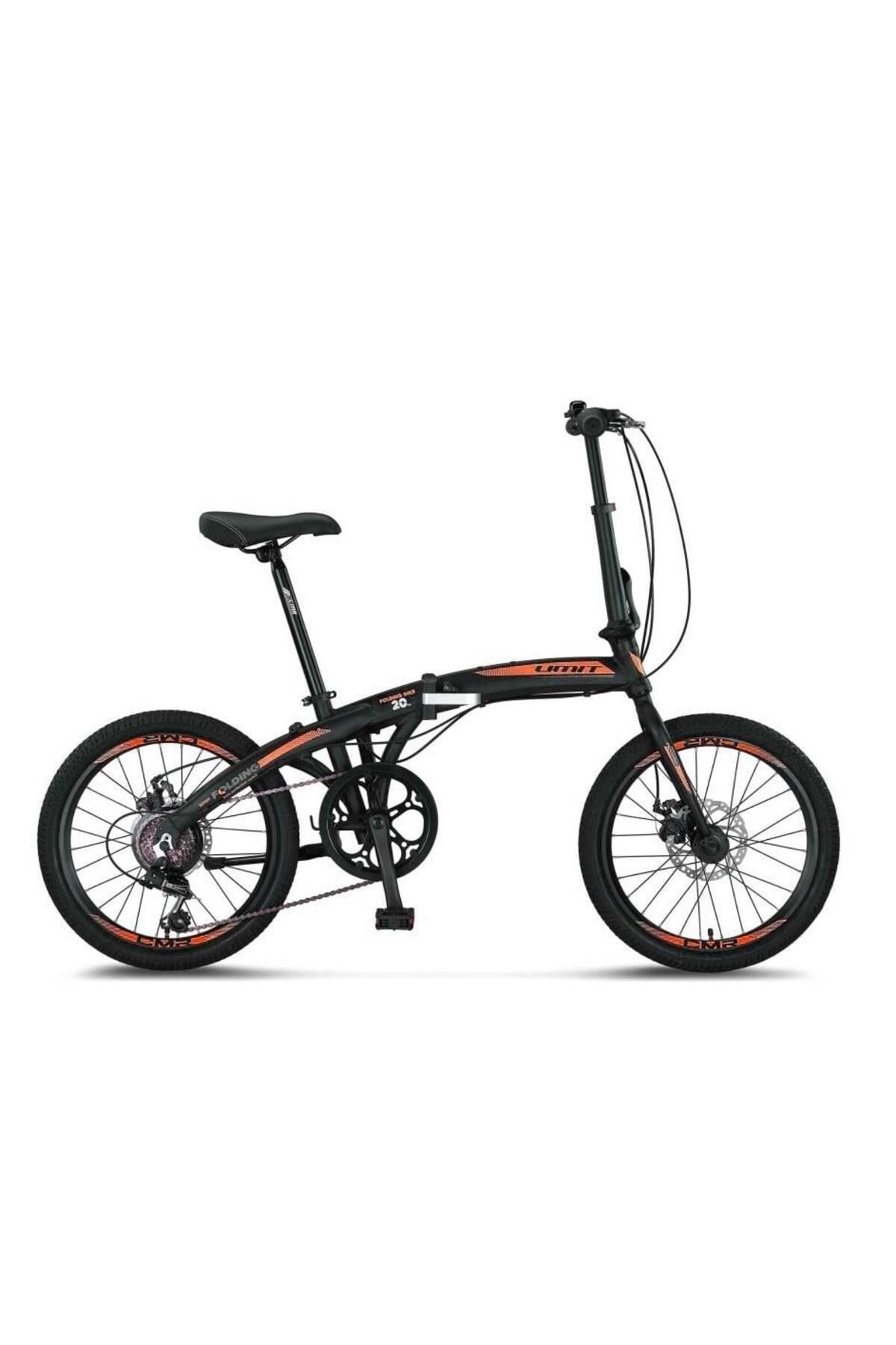 ÜMİT 2037 FOLDING-2D KATLANIR BİSİKLET 20 JANT 6 VİTES SİYAH ANTRASİT GOLD-Bisiklet