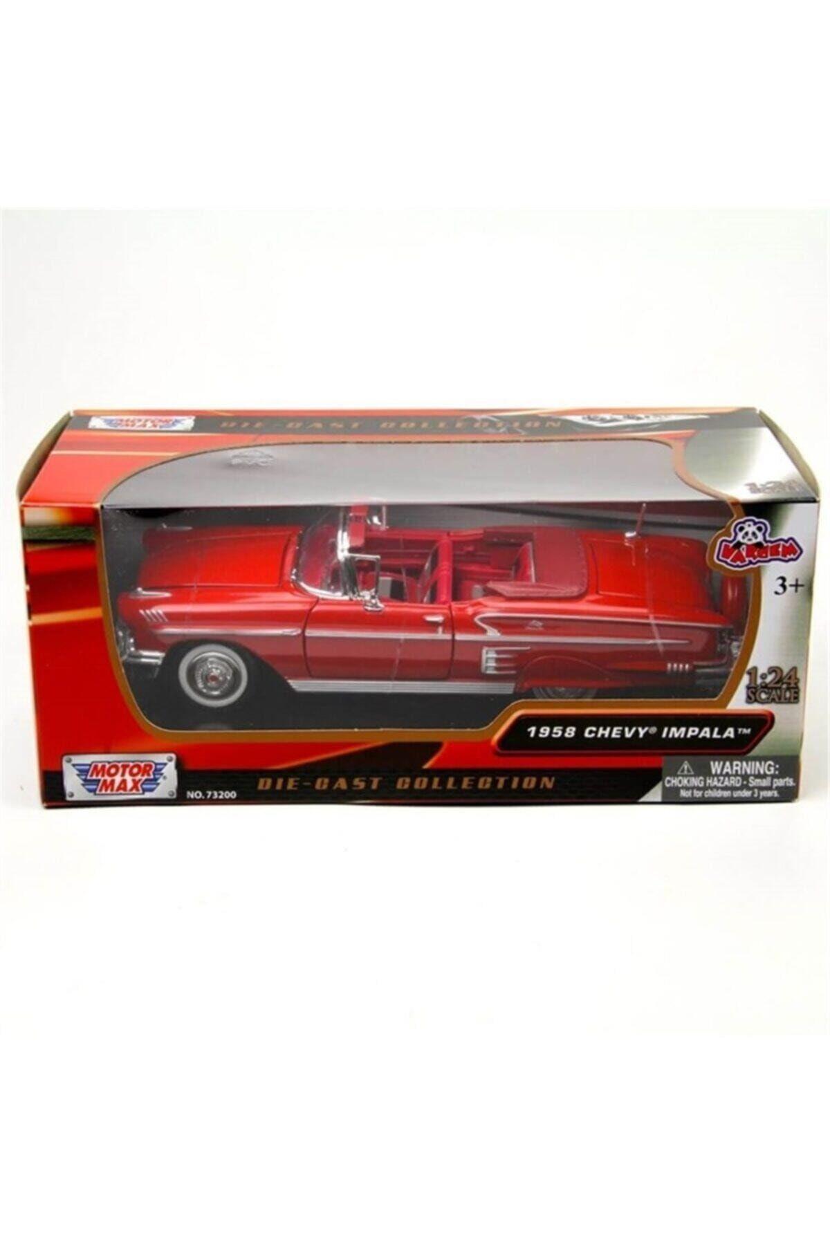 Vardem Açık Mavi 1:24 1958 Chevy Impala-Maket Araçlar