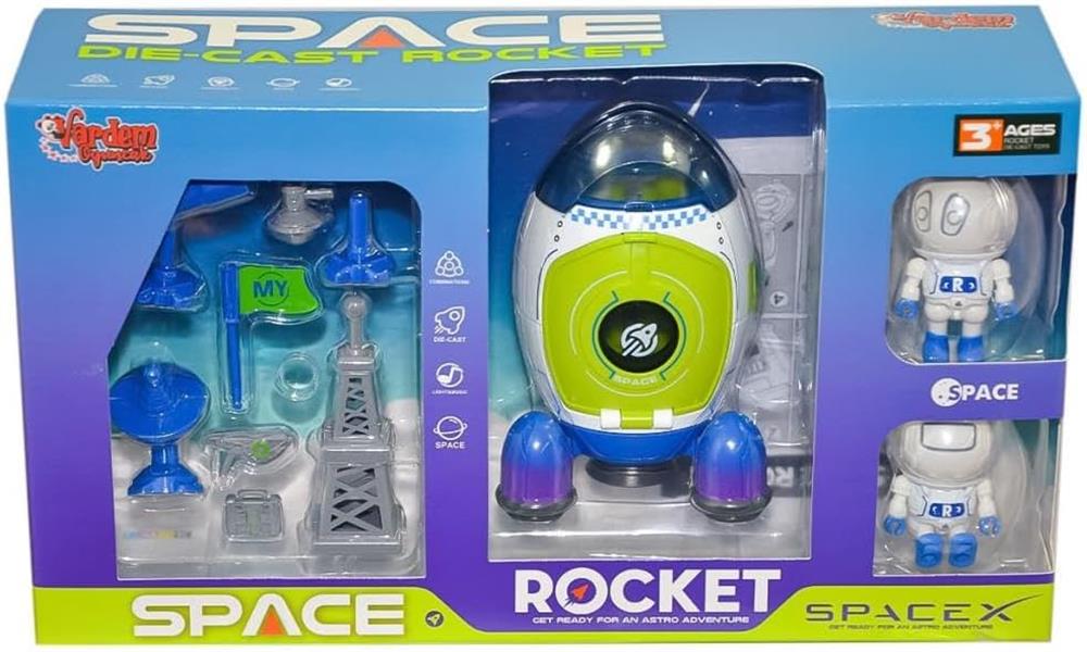 Vardem Işıklı ve Müzikli Uzay Roketi MY66-Q1207-Erkek Oyuncakları