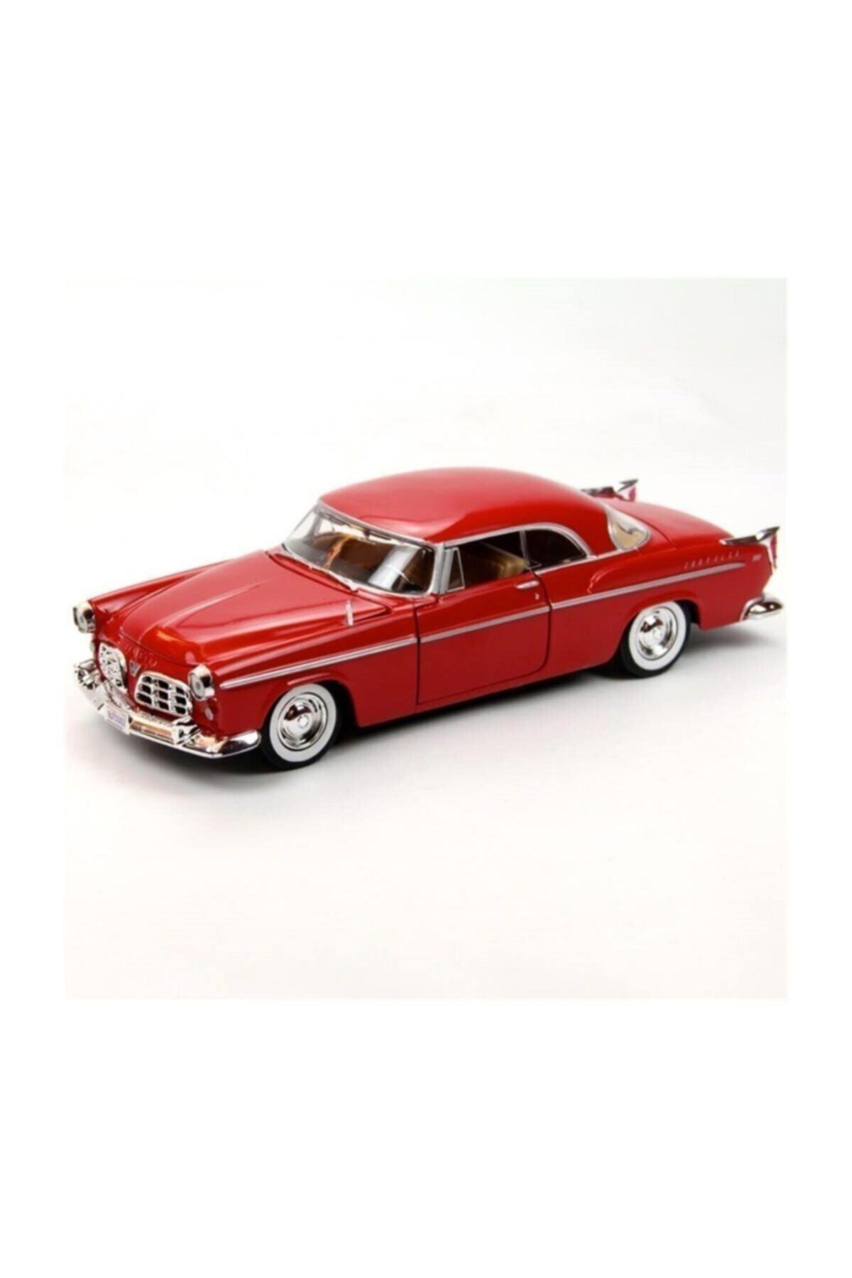 Vardem Metal Motormax 1955 Chrysler C300 1:24 Kırmızı-Maket Araçlar